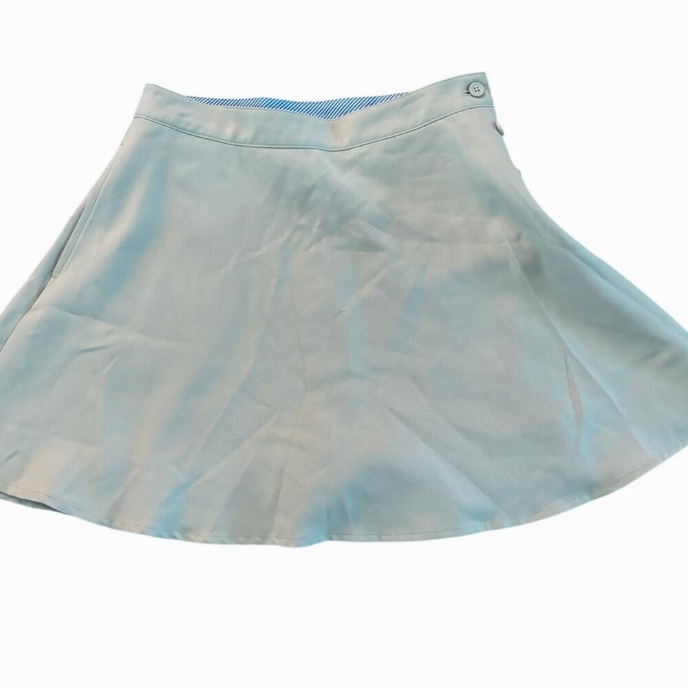 Vintage Y2K Tommy Hilfiger Khaki Skater Skirt Size 6 Academia Preppy Tennis